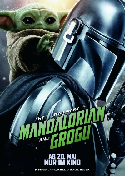Filmplakat Star Wars - The Mandalorian & Grogu 2D und 3D 
