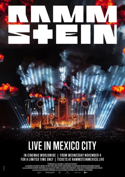 Filmplakat RAMMSTEIN in Mexiko City 