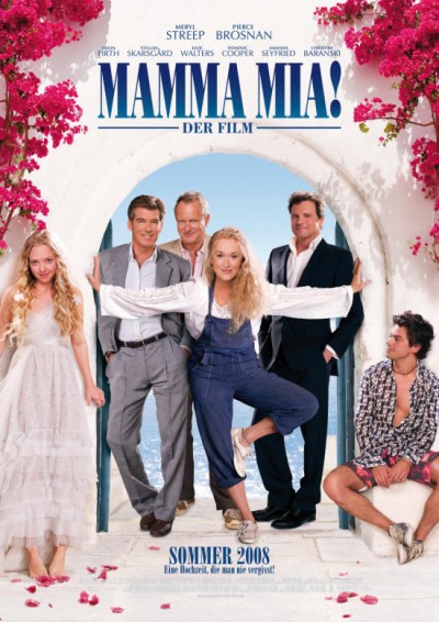 Filmplakat KINO & STRICKEN mit MAMMA MIA 