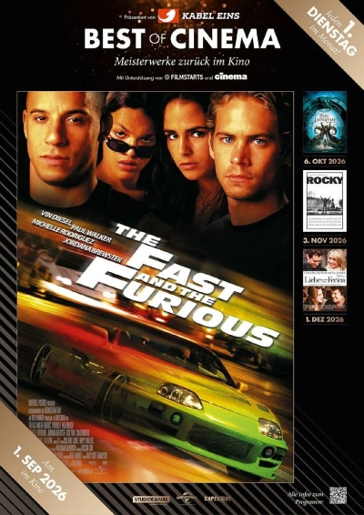 Filmplakat 25 Jahre THE FAST & THE FURIOUS 